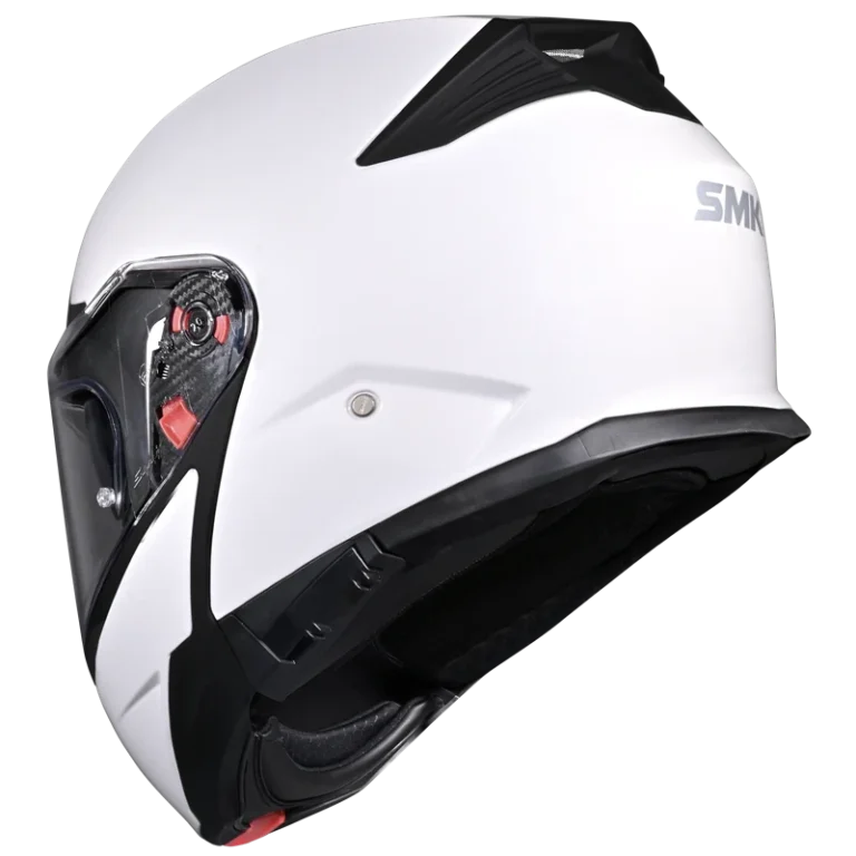 SMK Modular Helmet Gullwing Solid White GL 100
