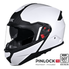 SMK Modular Helmet Gullwing Solid White GL 100