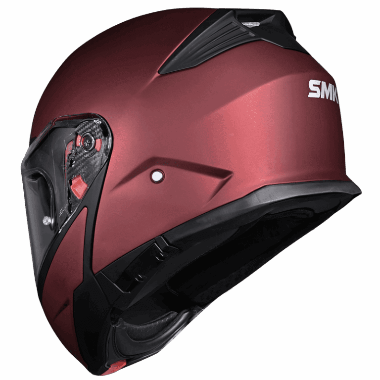 SMK Modular Helmet Gullwing Solid Wine Red MA 300