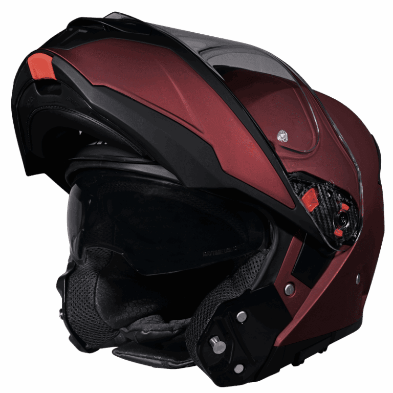 SMK Modular Helmet Gullwing Solid Wine Red MA 300