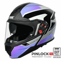 SMK Modular Helmet Gullwing Sonic Purple GL 652