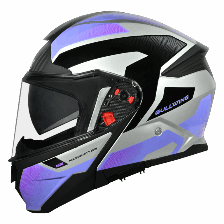 SMK Modular Helmet Gullwing Sonic Purple GL 652
