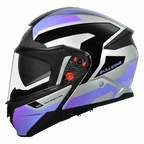 SMK Modular Helmet Gullwing Sonic Purple GL 652