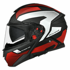 SMK Modular Helmet Gullwing Sonic Red/Black MA 231