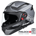 SMK Modular Helmet Gullwing Supertour Black/Grey MA 661