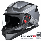 SMK Modular Helmet Gullwing Supertour Black/Grey MA 661