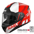 SMK Modular Helmet Gullwing Tourleader Red/White GL 363