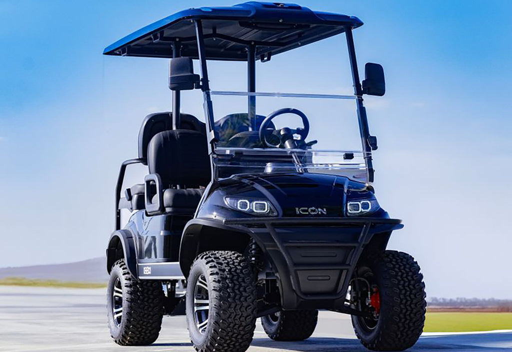 ICON G40L Gas Golf Cart Black