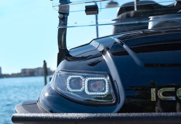 ICON G40L Gas Golf Cart Black