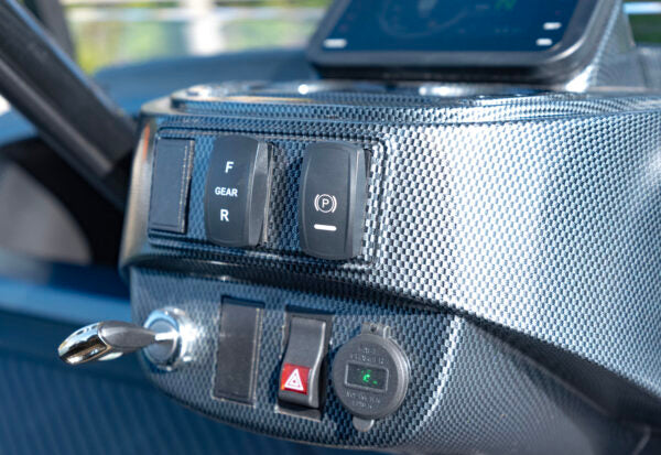ICON G40L Gas Golf Cart Black
