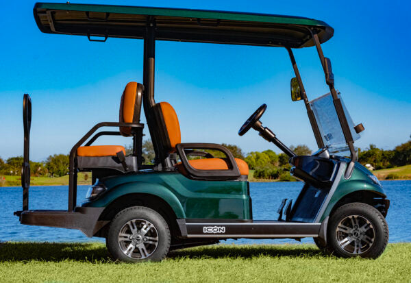 ICON G40 Gas Golf Cart White