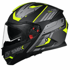 SMK Modular Helmet Gullwing Tekker Grey/Yellow MA 264