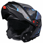 SMK Modular Helmet Gullwing Tekker Grey/Blue MA 265