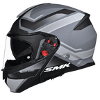 SMK Modular Helmet Gullwing Supertour Black/Grey MA 661