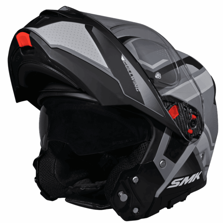 SMK Modular Helmet Gullwing Supertour Black/Grey MA 661