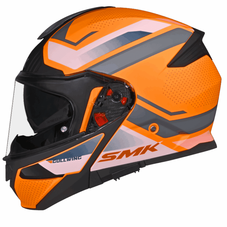 SMK Modular Helmet Gullwing Supertour Grey/Orange MA 765