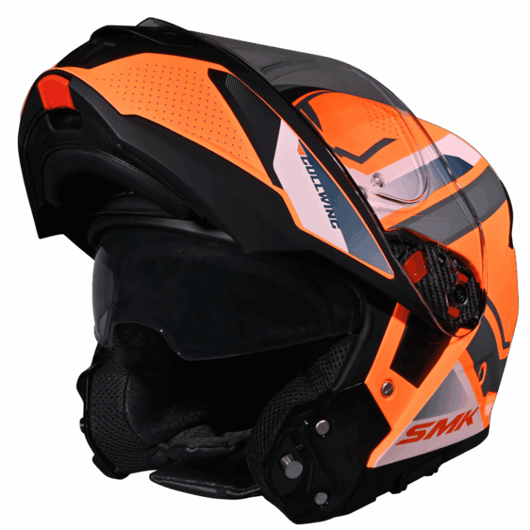 SMK Modular Helmet Gullwing Supertour Grey/Orange MA 765
