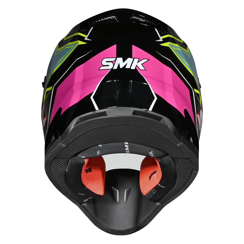 SMK Off Road Helmet Allterra Maverix Pink/Blue GL 259