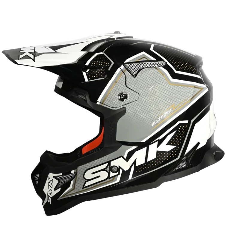 SMK Off Road Helmet Allterra Maverix Grey/Silver GL 261