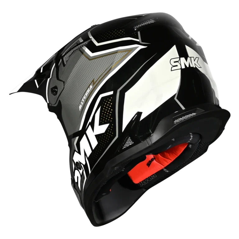 SMK Off Road Helmet Allterra Maverix Grey/Silver GL 261