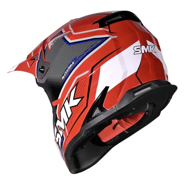 SMK Off Road Helmet Allterra Maverix Red/White GL 321