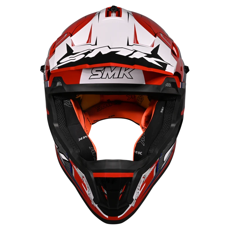 SMK Off Road Helmet Allterra Maverix Red/White GL 321