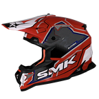 SMK Off Road Helmet Allterra Maverix Red/White GL 321