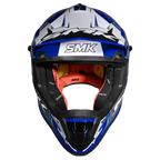 SMK Off Road Helmet Allterra Maverix Blue/White GL 521