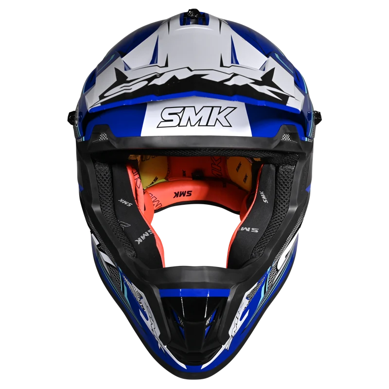 SMK Off Road Helmet Allterra Maverix Blue/White GL 521