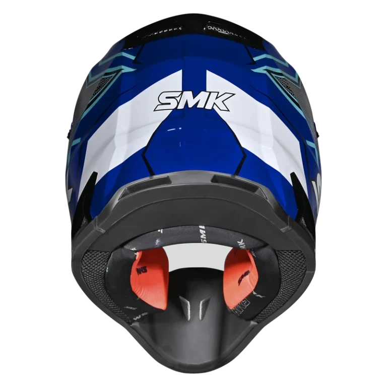 SMK Off Road Helmet Allterra Maverix Blue/White GL 521