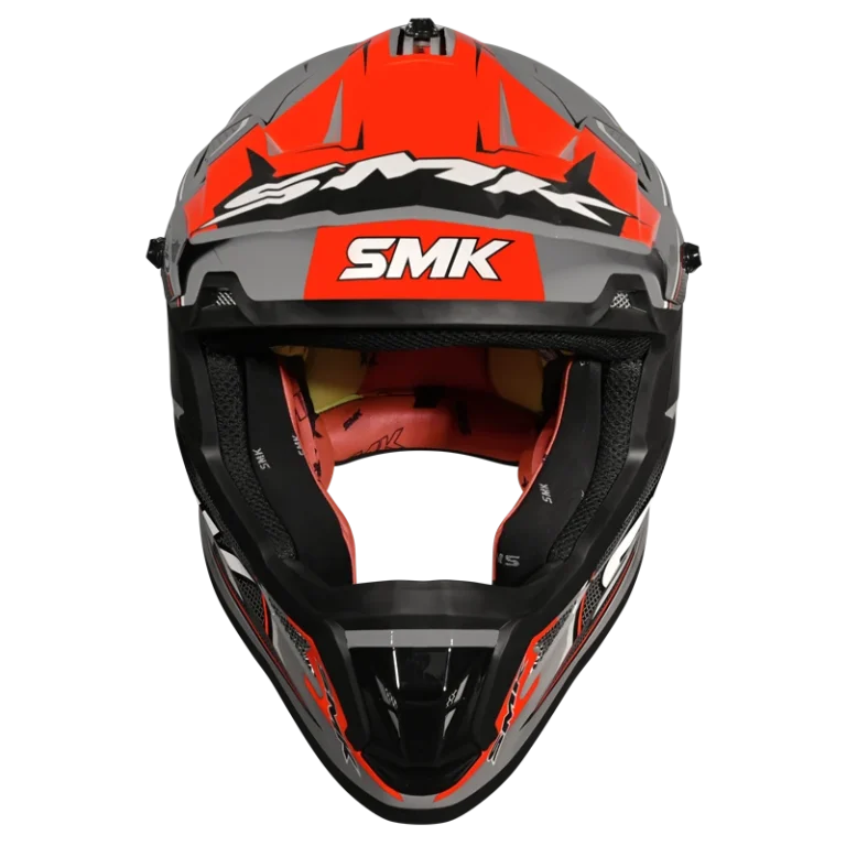 SMK Off Road Helmet Allterra Maverix Grey/Orange GL 627