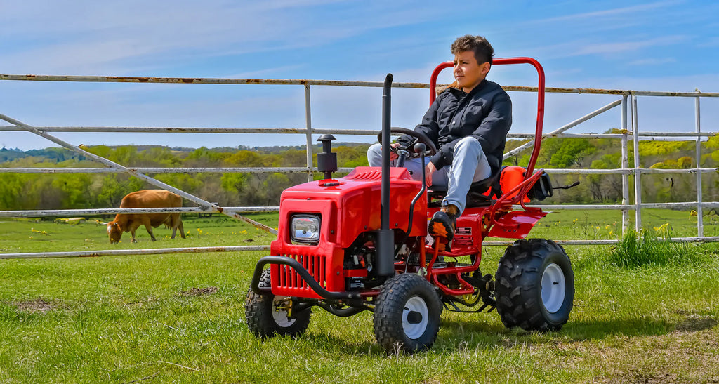 Massimo Motor Mini Tractor Green