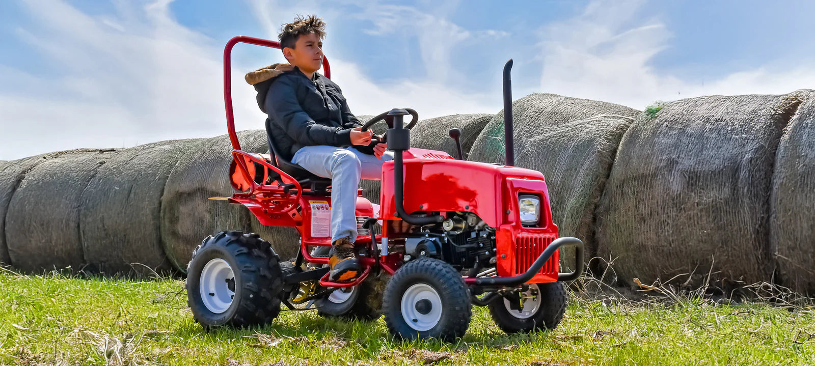 Massimo Motor Mini Tractor Green