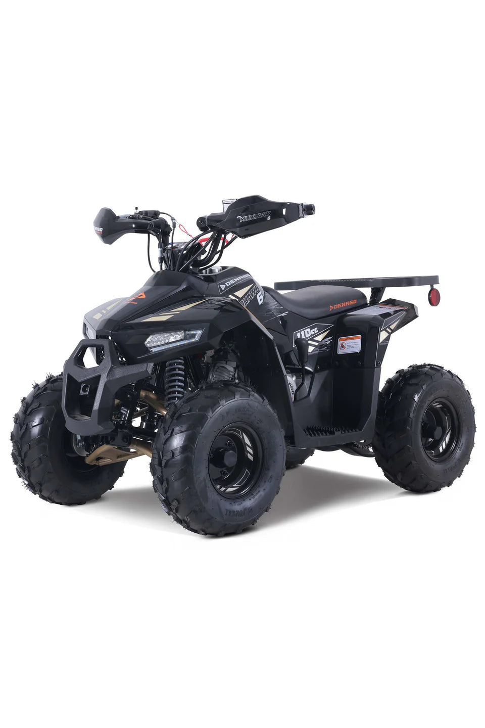 Denago PowerSports Mudhawk 6 ATV Black