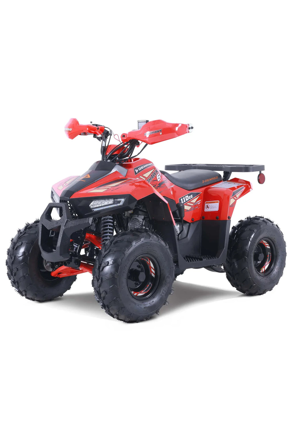 Denago PowerSports Mudhawk 6 ATV Red