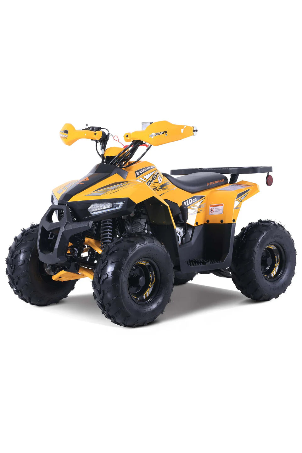 Denago PowerSports Mudhawk 6 ATV Yellow