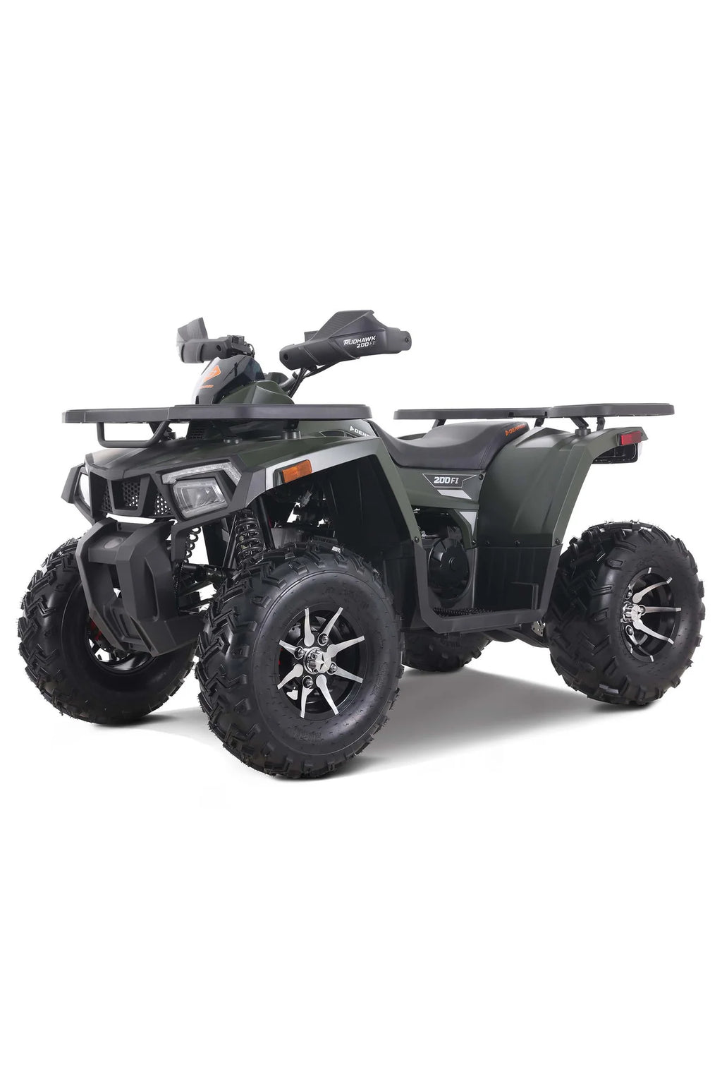Denago PowerSports Mudhawk 200FI ATV Black