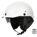 SMK Half Helmet Patriot Solid White GL 100