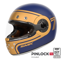 SMK Full Face Helmet Retro Seven Blue/Gold GL 540