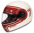 SMK Full Face Helmet Retro Seven Red/White GL 130