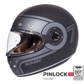 SMK Full Face Helmet Retro Seven Black/Grey MA 260