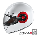 SMK Full Face Helmet Retro Solid White GL 130