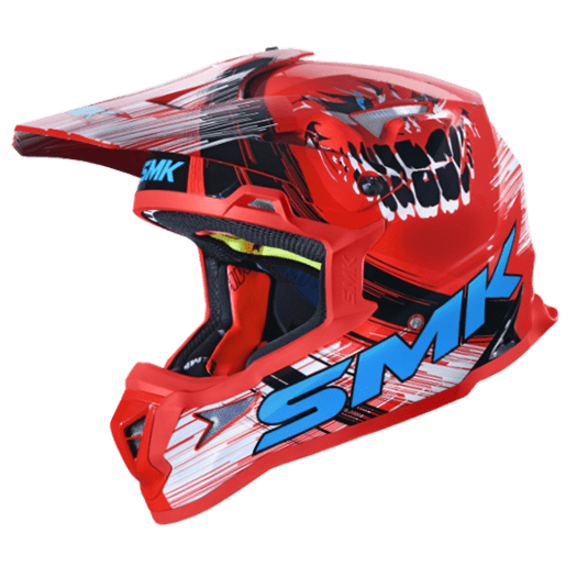 SMK Off Road Helmet Allterra Smiley Red GL 315
