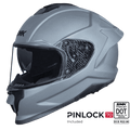 SMK Full Face Helmet Titan Fiberglass Solid Nardo Grey MA 600