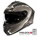 SMK Full Face Helmet Typhoon Aerot Grey/Silver MA 266