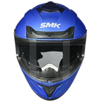 SMK Full Face Helmet Typhoon Solid Falme Blue MA 500