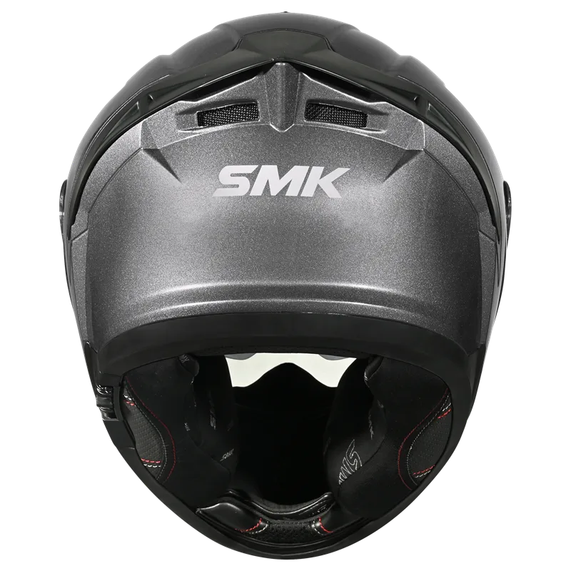 SMK Full Face Helmet Typhoon Solid Titanium GLDA 600