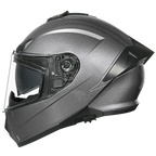 SMK Full Face Helmet Typhoon Solid Titanium GLDA 600