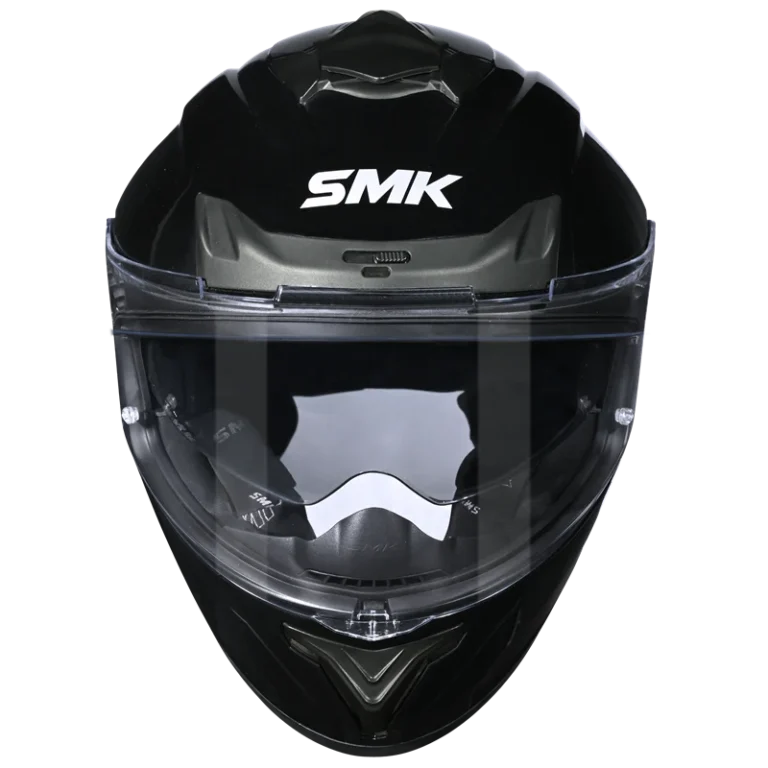 SMK Full Face Helmet Typhoon Solid Black GL 200