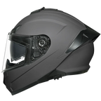 SMK Full Face Helmet Typhoon Solid Matt Nardo Grey MA 600